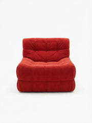 POMO Red Quilted Lounge Chair