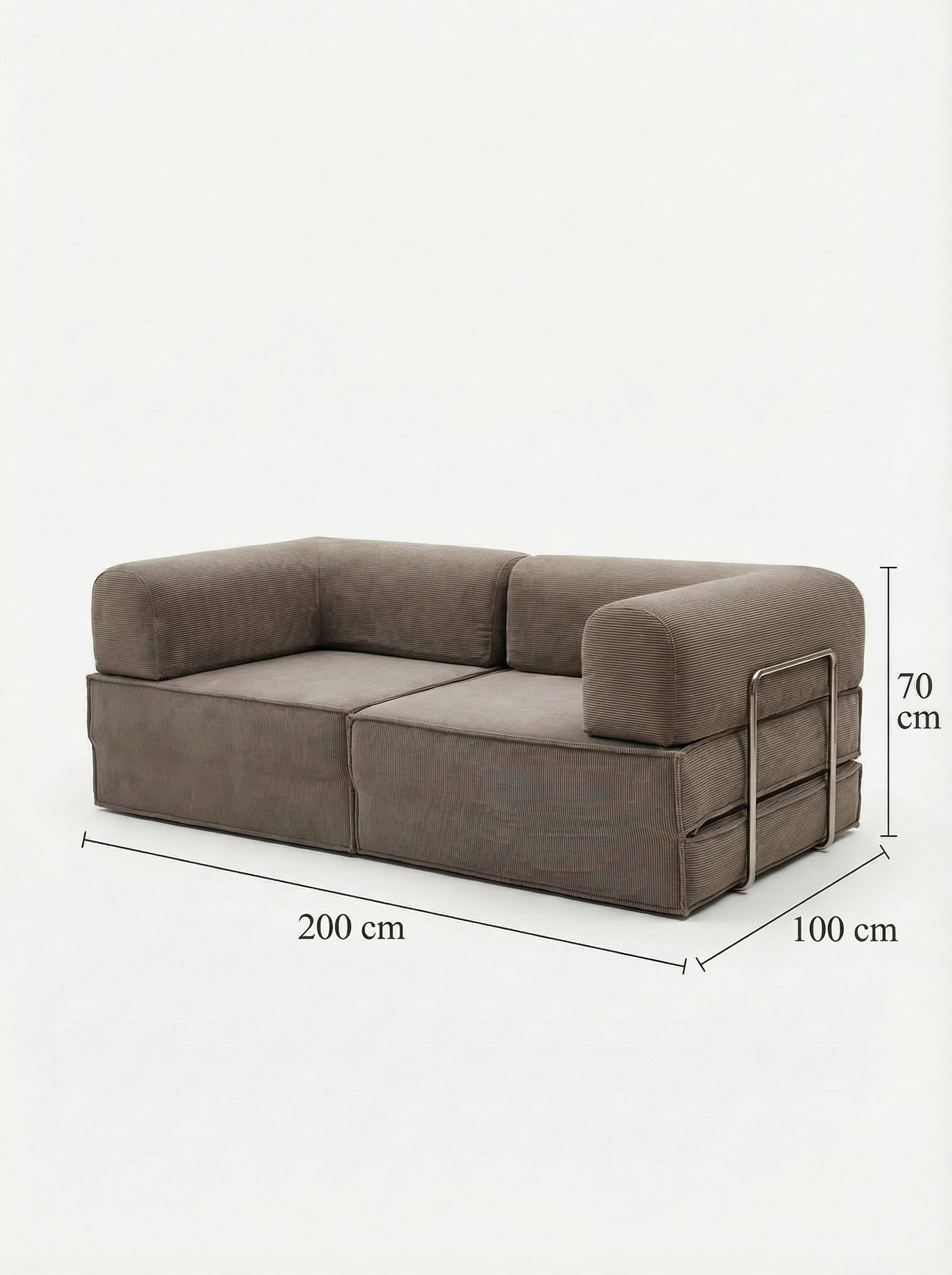 WEN Instant Bloom Modular 3-Seater Sofa Bed