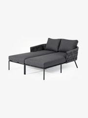 RIVA 3-Piece Modular Outdoor Chaise Lounge Set