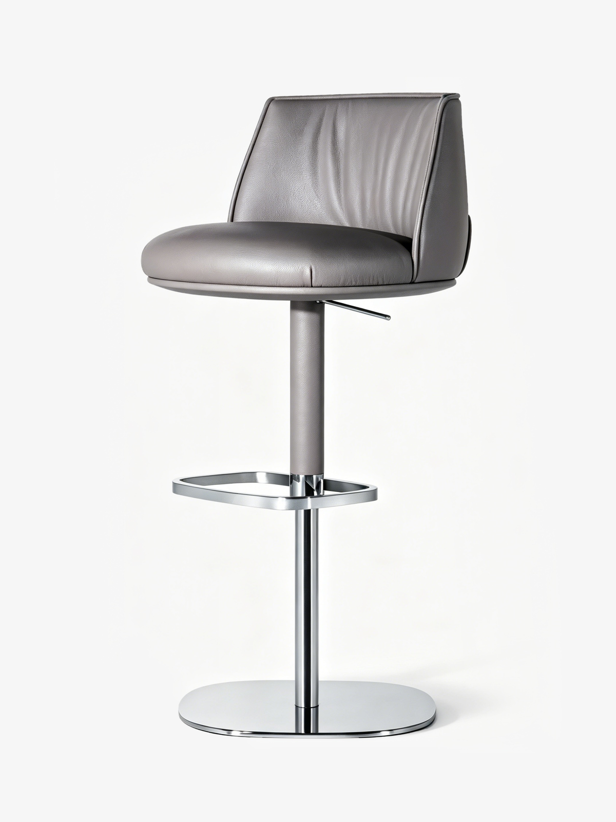 VARO Adjustable Saddle Leather Bar Stool