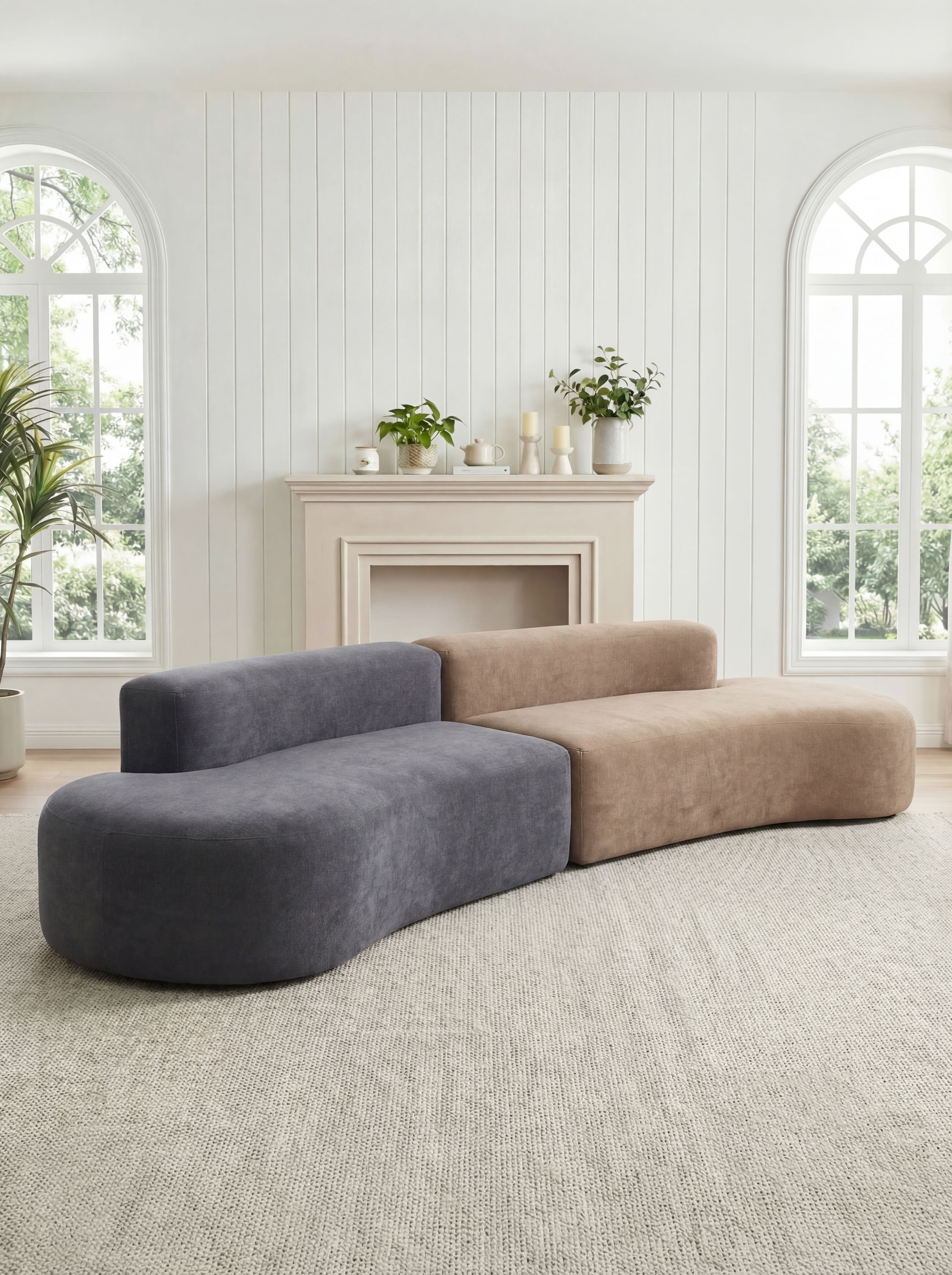 LUNE Lunar Curve Modular Sofa