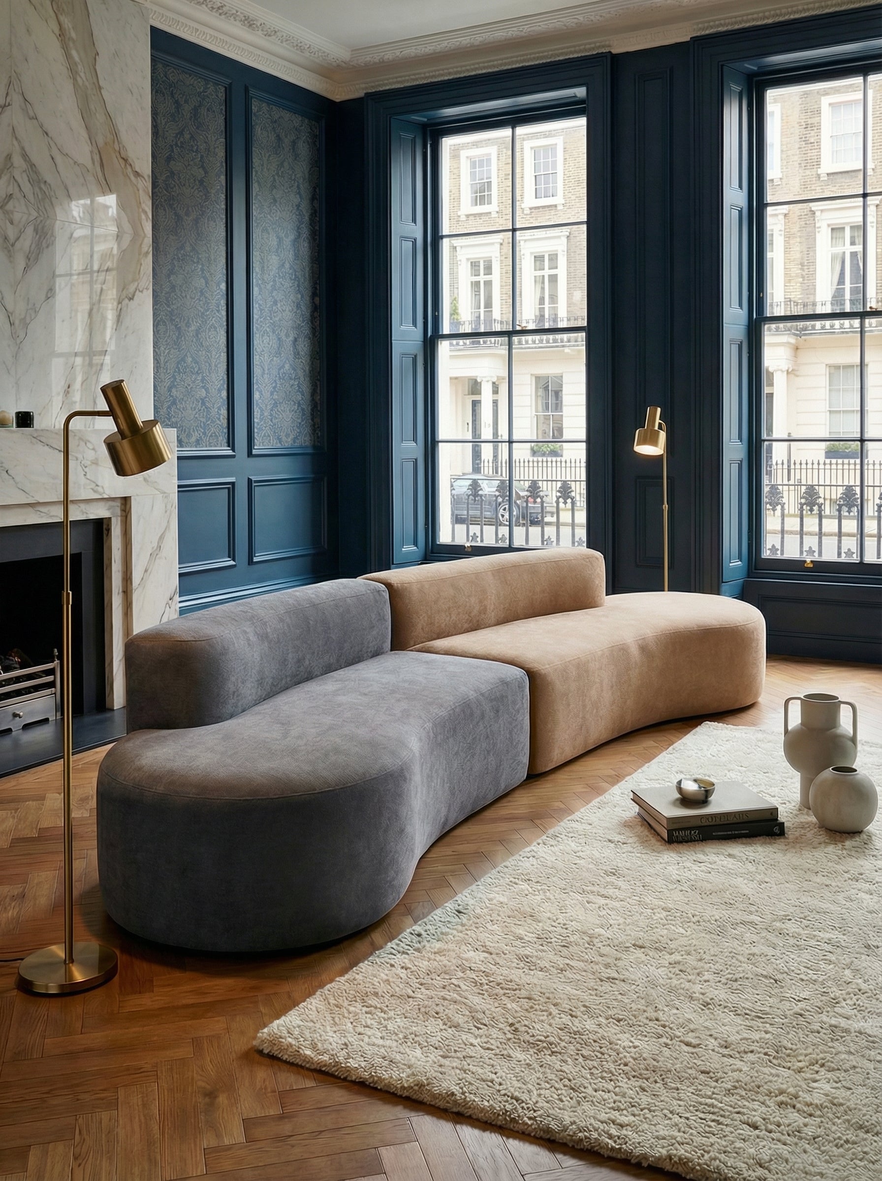 LUNE Lunar Curve Modular Sofa