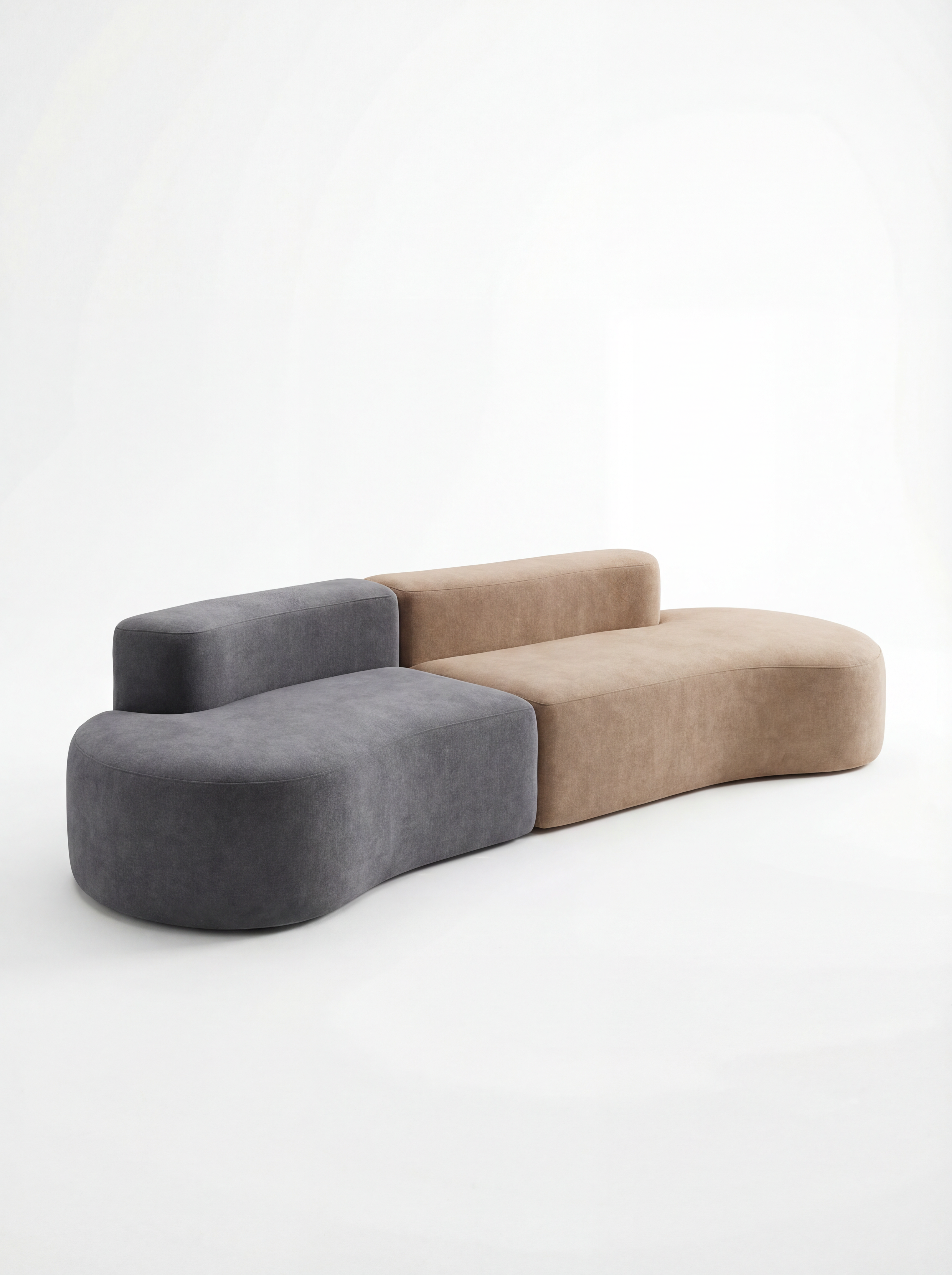 LUNE Lunar Curve Modular Sofa
