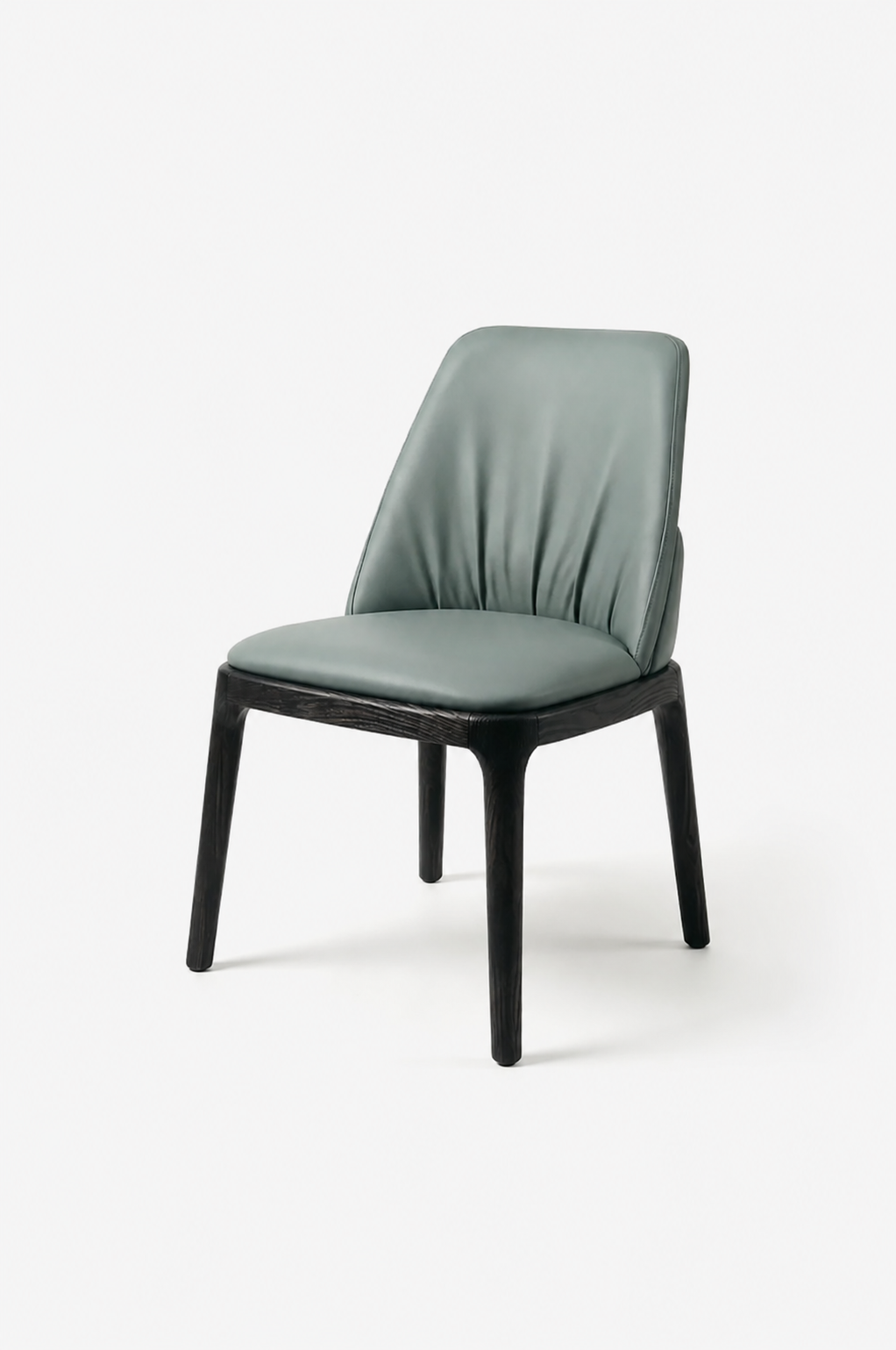 Liora Solid Ash Wood Upholstered Dining Chair