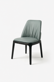 Liora Solid Ash Wood Upholstered Dining Chair